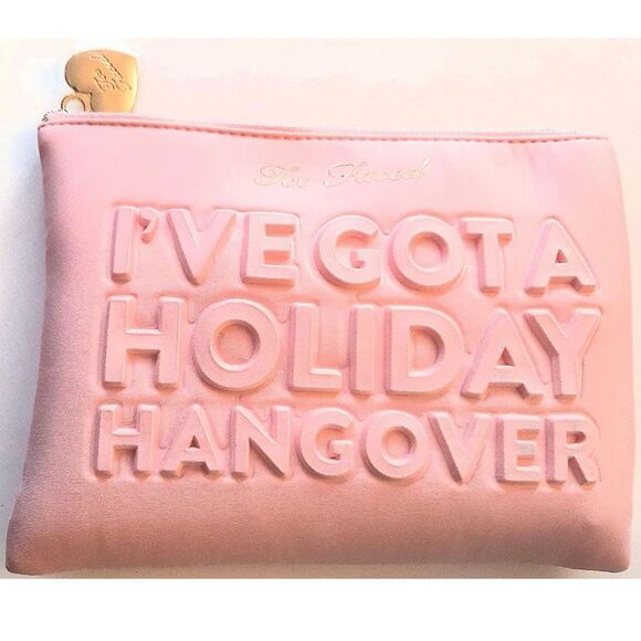 Two Faced Holiday Hangover Pouch - Picture 1 of 7
